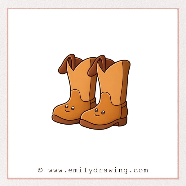 Preview of Cowboy Boots drawing